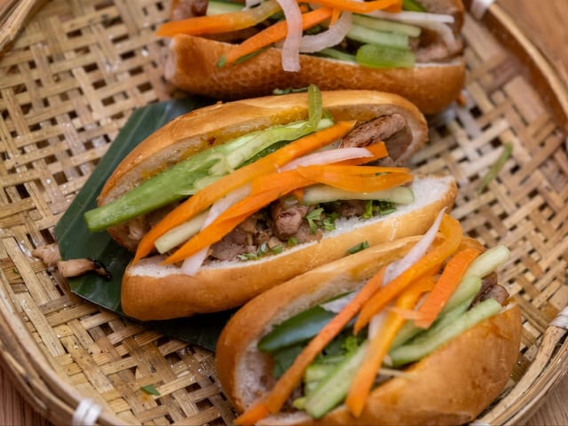 Lunch Banh Mi Beef.